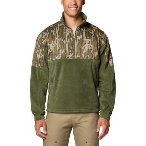 imageColumbia mens Phg Fleece Overlay II 14 ZipSurplus GreenMossy Oak Bottomland