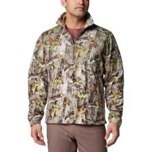 imageColumbia mens Phg Fleece Overlay II 14 ZipTimberwoods CamoTimberwoods Camo
