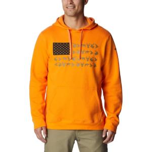 imageColumbia mens Phg Game Flag Ii HoodieHooded SweatshirtPhg Orange  Black Game Flag