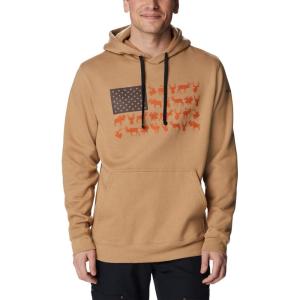 imageColumbia mens Phg Game Flag Ii HoodieHooded SweatshirtSahara  Cordovan Big Game Flag