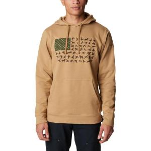 imageColumbia mens Phg Game Flag Ii HoodieHooded SweatshirtSahara  Surplus Green Duck Flag