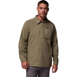 imageColumbia mens Steens Mountain Solid Shirt JacketStone Green