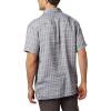 imageColumbia Mens Declination Trail II Short Sleeve Shirt UV Protection Active FitWhite Stripe