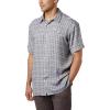 imageColumbia Mens Declination Trail II Short Sleeve Shirt UV Protection Active FitWhite Stripe