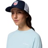 image:imageColumbia Unisex Adult PFG Mesh 3D Stretch Snap BackCollegiate NavyAmericana Badge