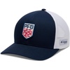 image:imageColumbia Unisex Adult PFG Mesh 3D Stretch Snap BackCollegiate NavyAmericana Badge