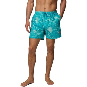 image:imageColumbia Mens PFG Ramble Quick Dry Swim ShortOcean Teal Aerials