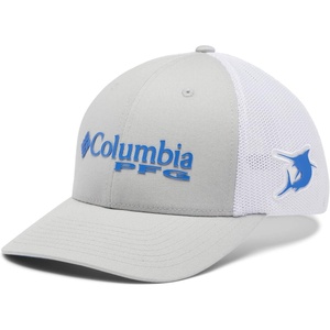 image:imageColumbia PFG Logo Mesh Ball CapCool GreyWhiteVivid BlueMarlin