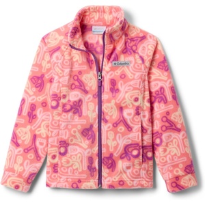 image:imageColumbia Youth Girls Benton Springs II Printed FleeceHot Coral Marker Made