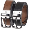 image:imageColumbia Boys 2in1 Reversible Belt  Classic Strap for School Casual amp Dress WearTanBlack Casual
